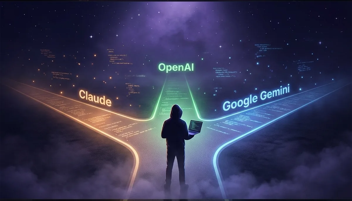 Split-screen visualisation showing positive and negative developer reactions to a new Claude model release